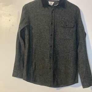 VISSLA Charcoal Button-Up Jacket